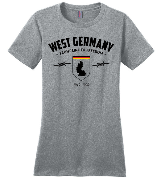 West Germany "Front Line to Freedom" - Women's Crewneck T-Shirt