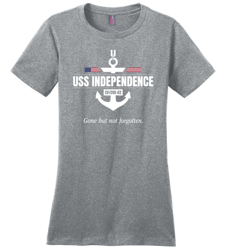 Load image into Gallery viewer, USS Independence CV/CVA-62 &quot;GBNF&quot; - Women&#39;s Crewneck T-Shirt
