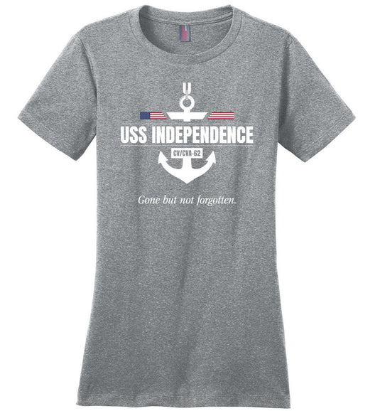 USS Independence CV/CVA-62 "GBNF" - Women's Crewneck T-Shirt