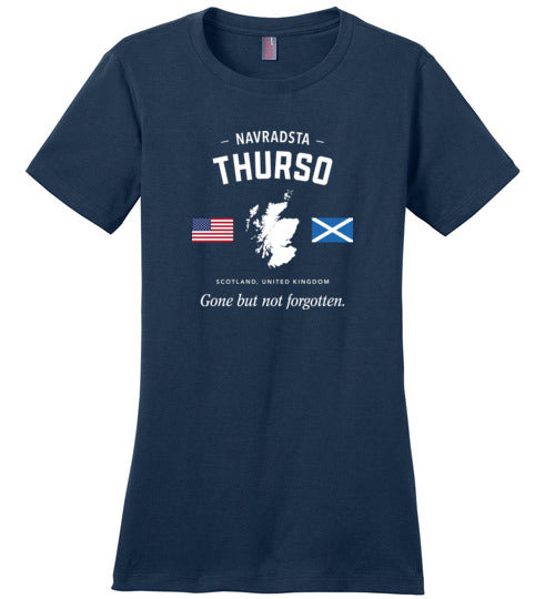 NAVRADSTA Thurso "GBNF" - Women's Crewneck T-Shirt-Wandering I Store