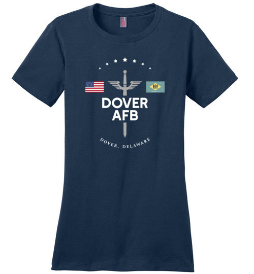 Load image into Gallery viewer, Dover AFB - Women&#39;s Crewneck T-Shirt-Wandering I Store
