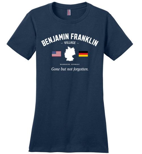 Benjamin Franklin Village "GBNF" - Women's Crewneck T-Shirt