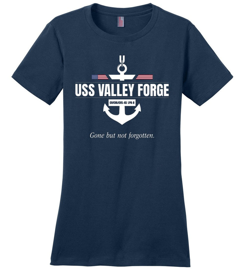 Load image into Gallery viewer, USS Valley Forge CV/CVA/CVS-45 LPH-8 &quot;GBNF&quot; - Women&#39;s Crewneck T-Shirt
