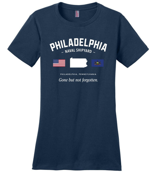 Philadelphia Naval Shipyard "GBNF" - Women's Crewneck T-Shirt