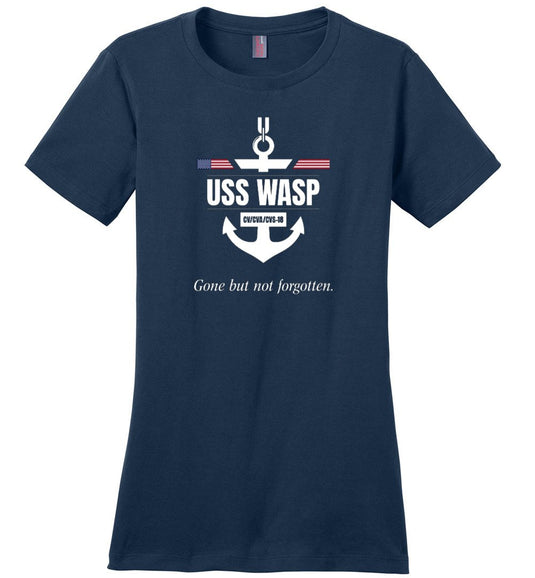 USS Wasp CV/CVA/CVS-18 "GBNF" - Women's Crewneck T-Shirt