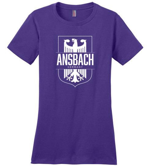 Load image into Gallery viewer, Ansbach, Germany - Women&#39;s Crewneck T-Shirt
