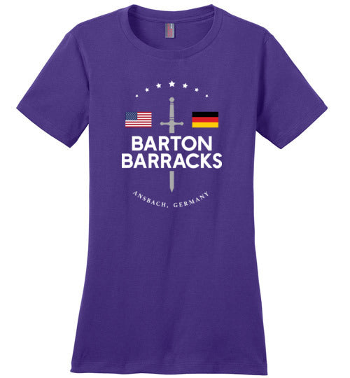Load image into Gallery viewer, Barton Barracks - Women&#39;s Crewneck T-Shirt-Wandering I Store
