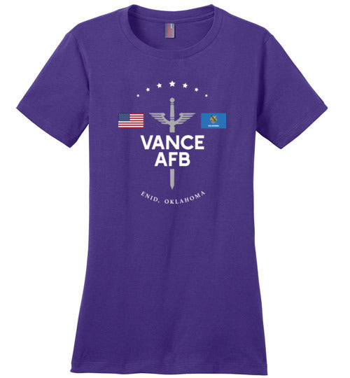 Load image into Gallery viewer, Vance AFB - Women&#39;s Crewneck T-Shirt-Wandering I Store
