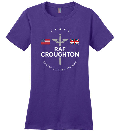 Load image into Gallery viewer, RAF Croughton - Women&#39;s Crewneck T-Shirt-Wandering I Store
