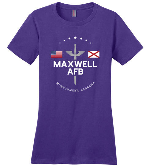Load image into Gallery viewer, Maxwell AFB - Women&#39;s Crewneck T-Shirt-Wandering I Store
