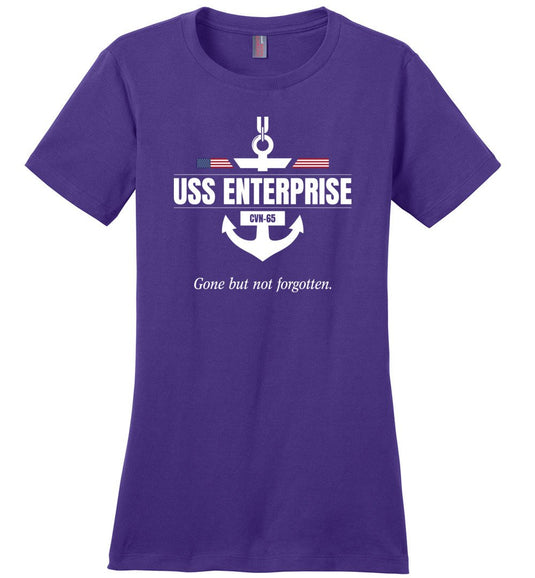USS Enterprise CVN-65 "GBNF" - Women's Crewneck T-Shirt