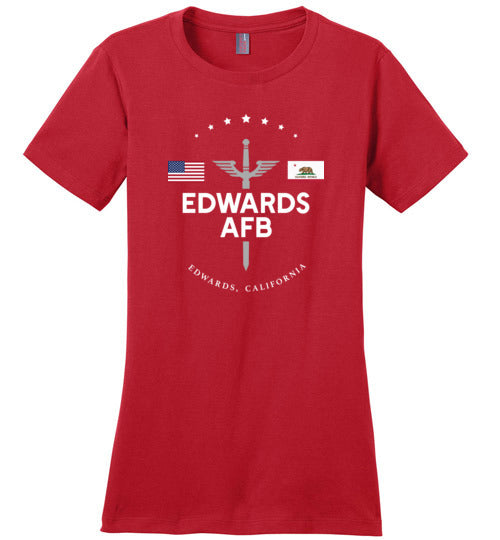 Load image into Gallery viewer, Edwards AFB - Women&#39;s Crewneck T-Shirt-Wandering I Store
