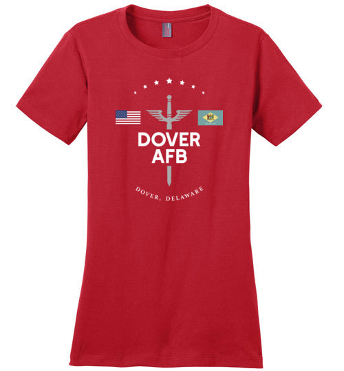 Dover AFB - Women's Crewneck T-Shirt-Wandering I Store