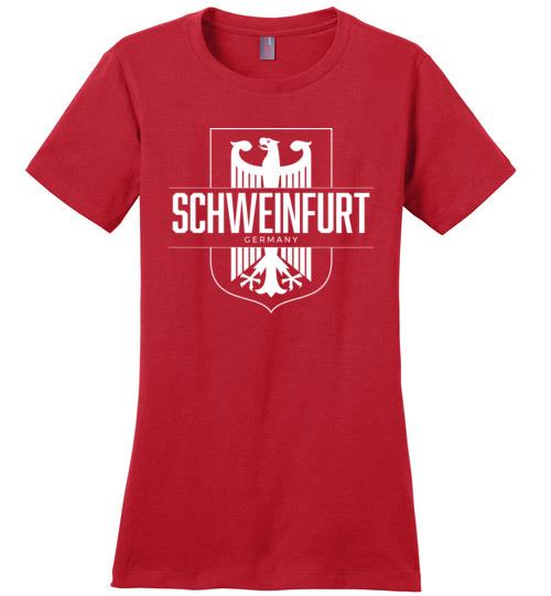 Load image into Gallery viewer, Schweinfurt, Germany - Women&#39;s Crewneck T-Shirt
