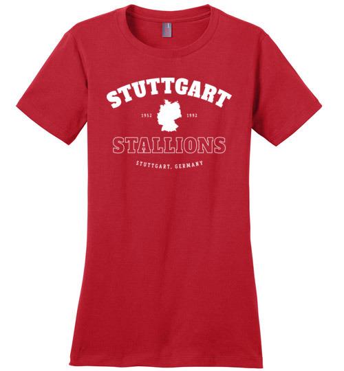 Stuttgart Stallions - Women's Crewneck T-Shirt