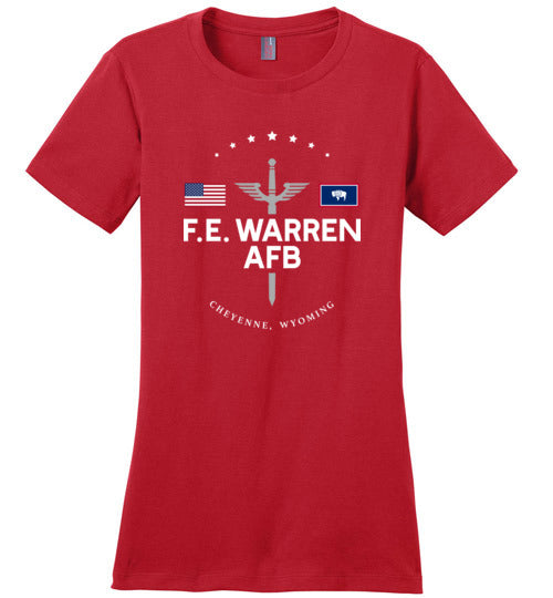 Load image into Gallery viewer, F. E. Warren AFB - Women&#39;s Crewneck T-Shirt-Wandering I Store
