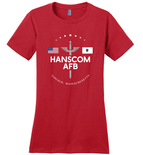 Load image into Gallery viewer, Hanscom AFB - Women&#39;s Crewneck T-Shirt-Wandering I Store
