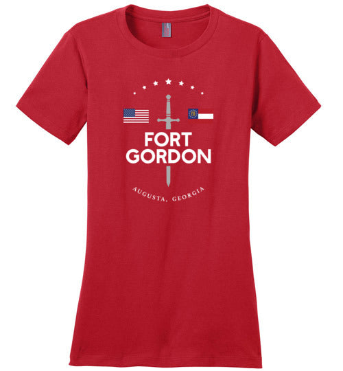 Load image into Gallery viewer, Fort Gordon - Women&#39;s Crewneck T-Shirt-Wandering I Store
