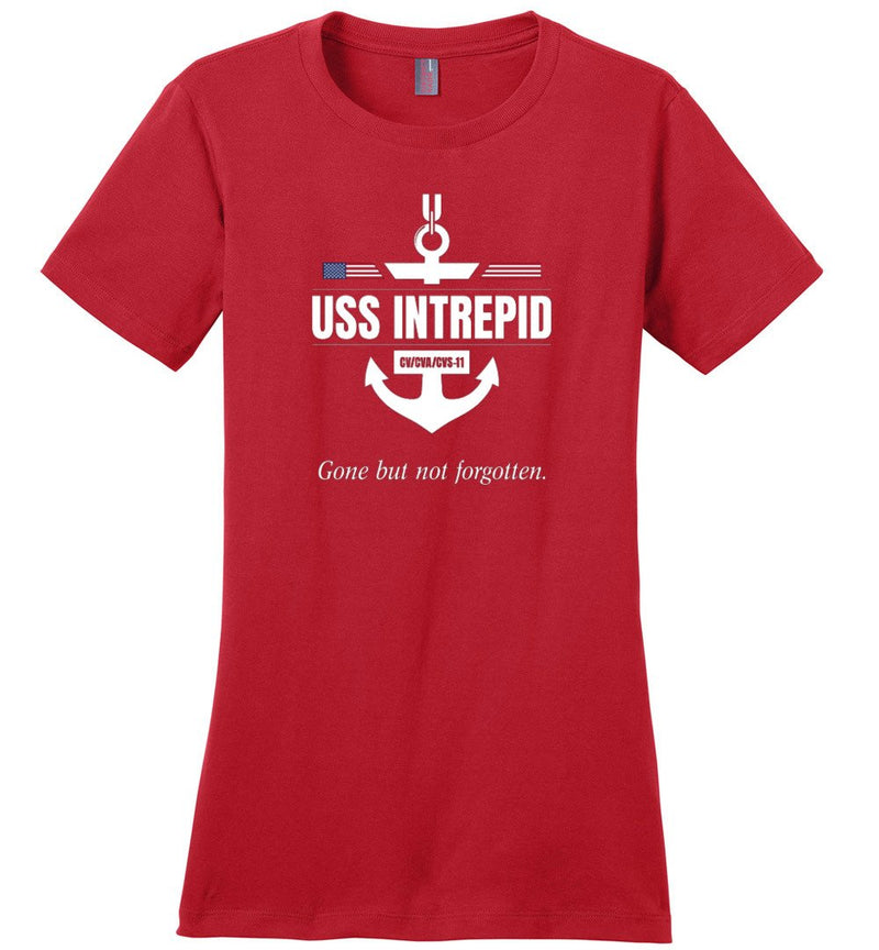 Load image into Gallery viewer, USS Intrepid CV/CVA/CVS-11 &quot;GBNF&quot; - Women&#39;s Crewneck T-Shirt
