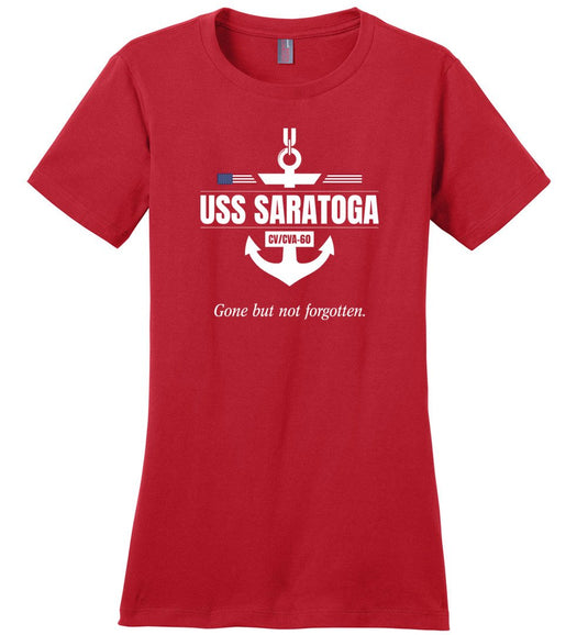 USS Saratoga CV/CVA-60 "GBNF" - Women's Crewneck T-Shirt