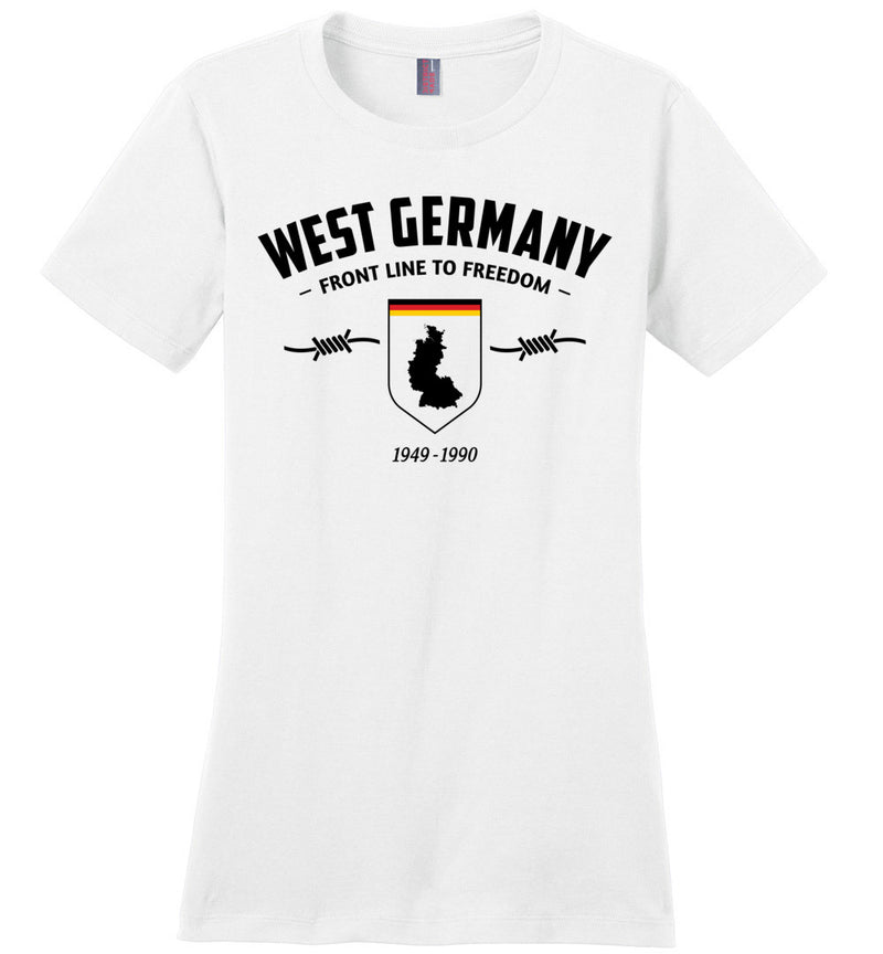 Load image into Gallery viewer, West Germany &quot;Front Line to Freedom&quot; - Women&#39;s Crewneck T-Shirt
