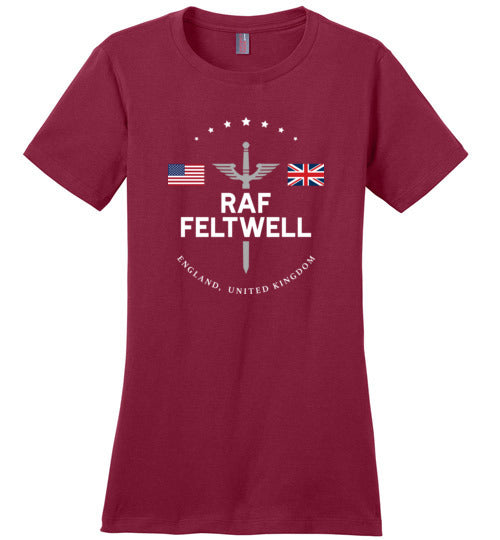 Load image into Gallery viewer, RAF Feltwell - Women&#39;s Crewneck T-Shirt-Wandering I Store
