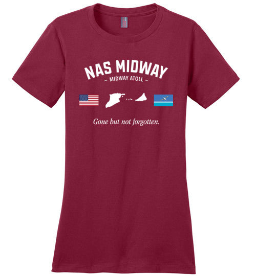 Load image into Gallery viewer, NAS Midway &quot;GBNF&quot; - Women&#39;s Crewneck T-Shirt-Wandering I Store
