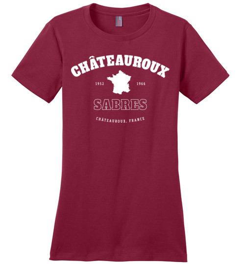 Chateauroux Sabres - Women's Crewneck T-Shirt