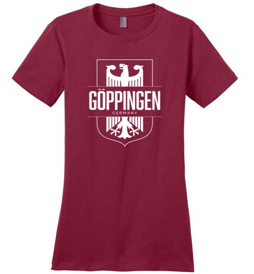 Load image into Gallery viewer, Goppingen, Germany - Women&#39;s Crewneck T-Shirt
