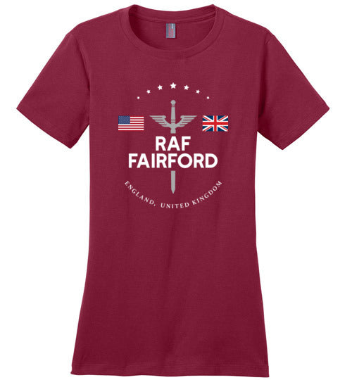 Load image into Gallery viewer, RAF Fairford - Women&#39;s Crewneck T-Shirt-Wandering I Store

