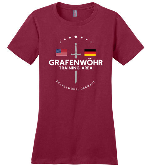 Load image into Gallery viewer, Grafenwohr Training Area - Women&#39;s Crewneck T-Shirt-Wandering I Store
