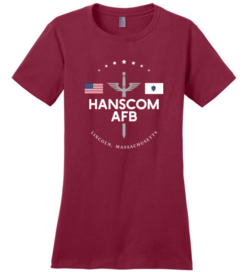 Load image into Gallery viewer, Hanscom AFB - Women&#39;s Crewneck T-Shirt-Wandering I Store

