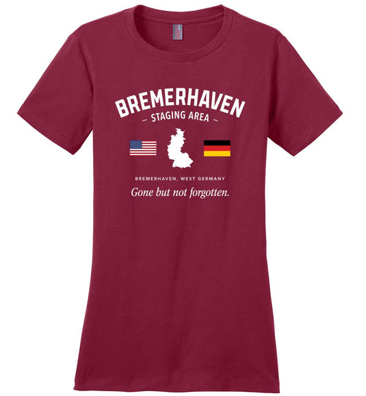 Bremerhaven Staging Area "GBNF" - Women's Crewneck T-Shirt