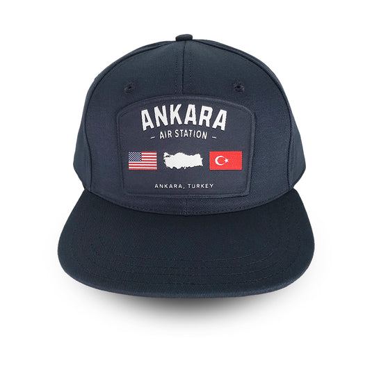 Ankara Air Station - Woven Patch Cap