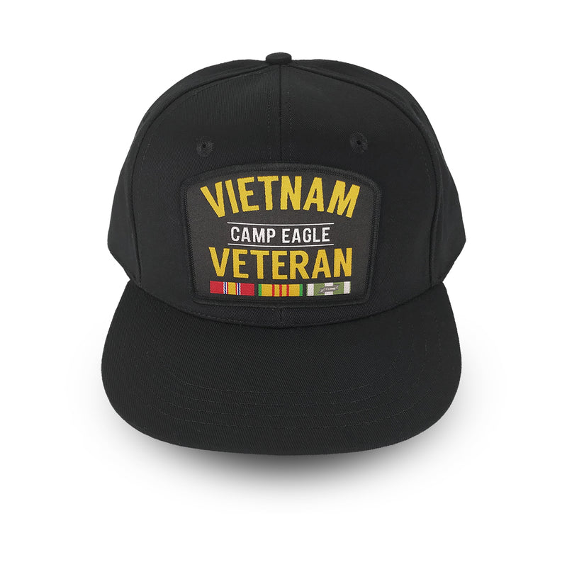 Load image into Gallery viewer, Vietnam Veteran &quot;Camp Eagle&quot; - Woven Patch Cap
