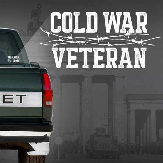 "Cold War Veteran" - Vehicle Window Sticker