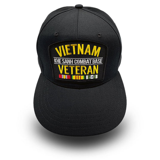 Vietnam Veteran "Khe Sanh Combat Base" - Embroidered Patch Cap