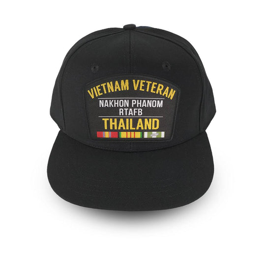 Vietnam Veteran Thailand "Nakhon Phanom RTAFB" - Woven Patch Cap-Wandering I Store