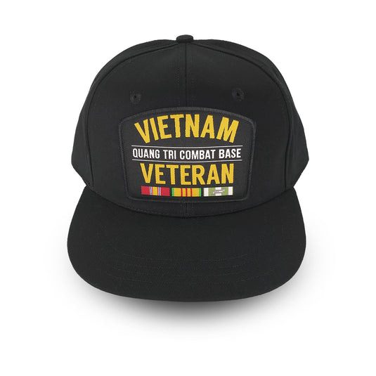 Vietnam Veteran "Quang Tri Combat Base" - Woven Patch Cap