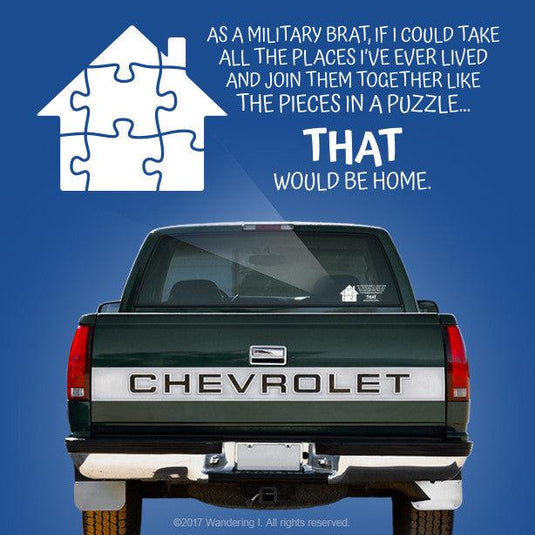 "Pieces In A Puzzle" – Vehicle Window Sticker