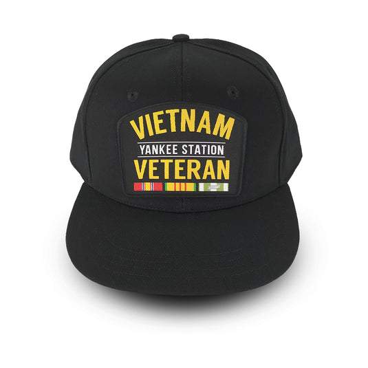 Vietnam Veteran "Yankee Station" - Woven Patch Cap-Wandering I Store