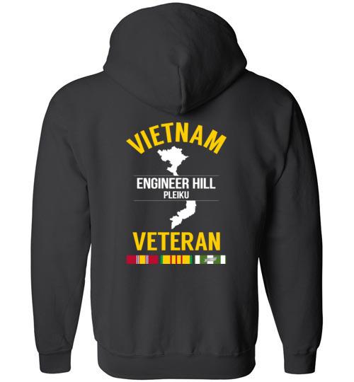 Load image into Gallery viewer, Vietnam Veteran &quot;Engineer Hill, Pleiku&quot; - Men&#39;s/Unisex Zip-Up Hoodie
