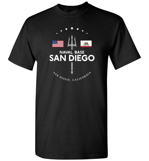 Load image into Gallery viewer, Naval Base San Diego - Men&#39;s/Unisex Standard Fit T-Shirt-Wandering I Store
